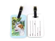Pair of 2 Jack Russell Terrier Luggage Tags