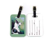 Pair of 2 Great Dane Luggage Tags