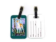 Pair of 2 Whippet Luggage Tags