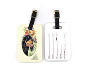 Pair of 2 Gordon Setter Luggage Tags