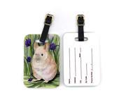 Pair of 2 Chinchilla Luggage Tags