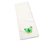 Bright Green Butterfly Table Runner 8863TR72