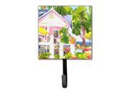 White Cottage at the beach Leash Holder or Key Hook