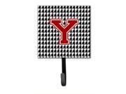 Monogram Initial Y Houndstooth Leash Holder or Key Hook CJ1021