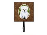 Bichon Frise Leash Holder or Key Hook