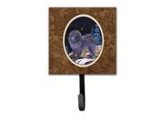 Starry Night Chow Chow Leash Holder or Key Hook