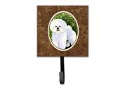 Bichon Frise Leash Holder or Key Hook