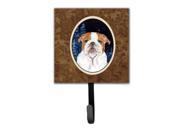 Starry Night English Bulldog Leash Holder or Key Hook