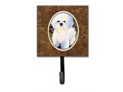 Bichon Frise Leash Holder or Key Hook