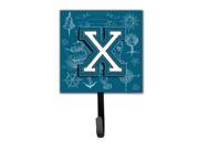 Letter X Sea Doodles Initial Alphabet Leash or Key Holder CJ2014 XSH4