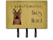 German Shepherd Spoiled Dog Lives Here Leash or Key Holder BB1459TH68