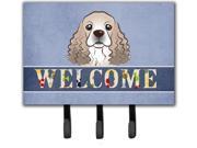 Cocker Spaniel Welcome Leash or Key Holder BB1402TH68