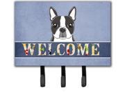 Boston Terrier Welcome Leash or Key Holder BB1389TH68
