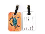Pair of Crab Luggage Tags