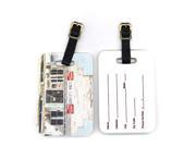 Pair of Octave Fontenot Luggage Tags