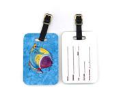 Pair of Tropical Fish Luggage Tags