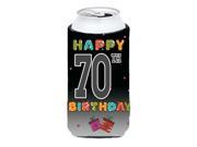 Happy 70th Birthday Tall Boy Beverage Insulator Hugger CJ1126TBC