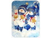 Holiday Delivery Snowman Glass Cutting Board Large PJC1014LCB