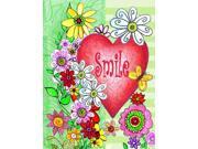 Smile Valentine s Day Flag Garden Size PJC1041GF