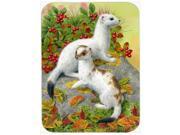 Ermine Stoat Short tailed Weasel Glass Cutting Board Large ASA2138LCB