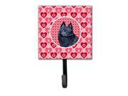 Schipperke Valentine s Love and Hearts Leash or Key Holder