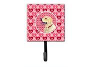 Labrador Valentine s Love and Hearts Leash or Key Holder