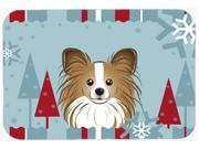 Winter Holiday Papillon Kitchen or Bath Mat 24x36 BB1744JCMT