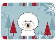 Winter Holiday Bichon Frise Kitchen or Bath Mat 20x30 BB1713CMT