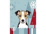 Winter Holiday Jack Russell Terrier Flag Garden Size BB1757GF