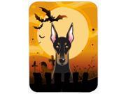 Halloween Doberman Glass Cutting Board Large BB1803LCB