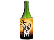 Halloween Tricolor Corgi Wine Bottle Beverage Insulator Hugger BB1813LITERK