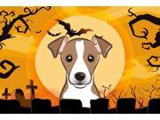 Halloween Jack Russell Terrier Fabric Placemat BB1818PLMT