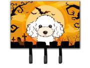 Halloween White Poodle Leash or Key Holder BB1815TH68