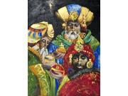 The Three Wise Men Flag Canvas House Size JMK1177CHF