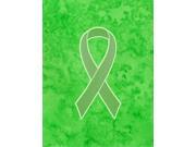 Lime Green Ribbon for Lymphoma Cancer Awareness Flag Garden Size AN1212GF