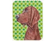 Redbone Coonhound Lucky Shamrock St. Patrick s Day Glass Cutting Board Large Size SC9731LCB