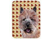 Norwich Terrier Fall Leaves Glass Cutting Board Large Size SC9686LCB