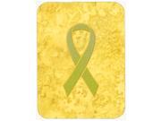 Yellow Ribbon for Sarcoma Bone or Bladder Cancer Awareness Glass Cutting Board Large Size AN1203LCB