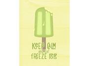 Keep Calm and Eat Freeze Pops Popsicle Flag Garden Size SB3105GF