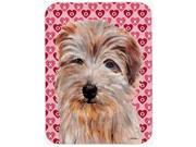 Norfolk Terrier Hearts and Love Glass Cutting Board Large Size SC9712LCB