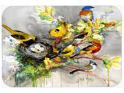 Spring Birds Glass Cutting Board Large JMK1024LCB