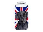 Labrador with English Union Jack British Flag Tall Boy Beverage Insulator Hugger SC9821TBC