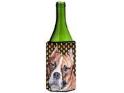 Staffordshire Bull Terrier Staffie Candy Corn Halloween Wine Bottle Beverage Insulator Hugger SC9656LITERK