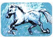 Shadow the Horse in blue Kitchen or Bath Mat 24x36 MW1171JCMT