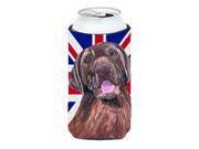 Labrador with English Union Jack British Flag Tall Boy Beverage Insulator Hugger SC9841TBC