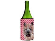 Norwich Terrier Hearts and Love Wine Bottle Beverage Insulator Hugger SC9710LITERK