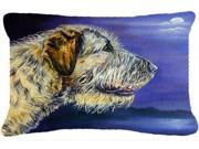 Irish Wolfhound Looking Fabric Decorative Pillow 7352PW1216