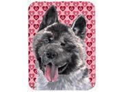 Akita Hearts Love and Valentine s Day Mouse Pad Hot Pad or Trivet SC9484MP