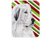 Great Pyrenees Candy Cane Christmas Mouse Pad Hot Pad or Trivet SC9810MP