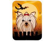 Halloween Yorkie Yorkishire Terrier Mouse Pad Hot Pad or Trivet BB1762MP